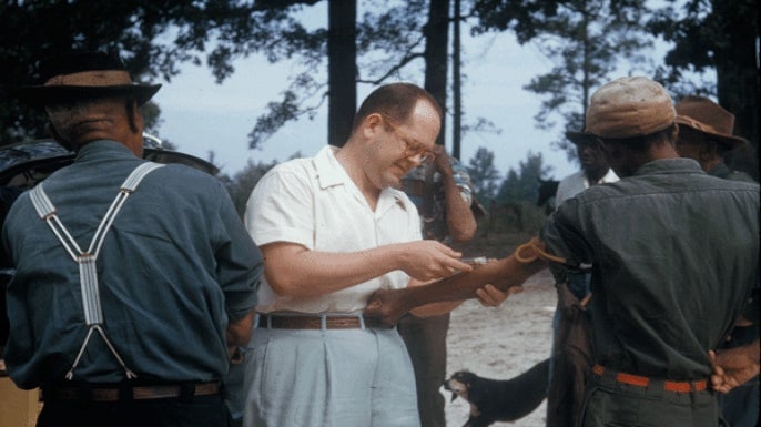 Tuskegee Experiment Photo from National Archives